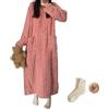 Generico Winter Coral Velvet Home Clothes, Coral Velvet Nightdress for Women, Women's Flannel Pajamas Gown Extra Long Thickened Warm