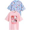 NEXT Ragazza Confezione da 2 Camicie da Notte Hello Kitty Rosa/Blu 5 Anni