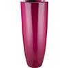 Casablanca modernes Design GILDE Fioriera, resina fibra di vetro, rosa, altezza 92 cm
