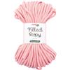 Stafil Filled Ropy Ø 6 mm, Filato Effetto Corda 250 g ~ 50 m, 70% Cotone Riciclato e 30% Poliestere, per Cestini, Decorazioni e Lavori a Uncinetto, Colore Rosa