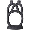 Bloomingville Candelabro nero, poliresina