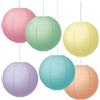 Teacher Created Resources Pastel Pop - Lanterne di carta da appendere, 20,3 cm, confezione da 6