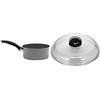 Ballarini Cortina Granitium Casseruola 1 Manico, Alluminio, Grigio, 16 Cm & Cortina Granitium Igloo Coperchio In Vetro Trasparente, 16 Cm