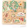 Vilac - Labirinto Magnetico nel Mio Giardino di Sarah Betz - Palline in Legno e Penna Magnetica - capacità motorie Fini e Botanica - Ispirazione Montessori - Idea Regalo educativa dai 2 Anni - 7124