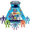 MrBeast Lab Hybrids Mega Cofanetto, scopri Diverse Parti del Corpo per Creare 5 Figurine, Include Un'Esperienza per Scoprire i Veri Colori di Mega Torso Panther, + di 30 da Collezionare