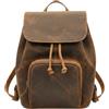 Zerimar Zaino in vera pelle - Design elegante e professionale per uso quotidiano e occasionale - Ultime unità- Zaino 29 x 13 x 22 cm, Cuoio invecchiato