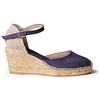 Toni Pons Espadrillas da Donna in Lino - CALDES - Marino, 39 EU