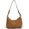 MISAKO Belly borsa a tracolla piccola effetto camoscio Donna - Belly Cammello 19x9x24cm