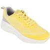 Hergos H3800 - Sneaker Leggera in Morbido Tessuto Traspirante, Suola Flessibile Antiscivolo e Soletta Estraibile - Tessuto Giallo