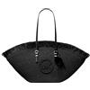 Michael Kors donna Isa Large Fan Tote Isa Large Fan Tote, nero/nero, One Size