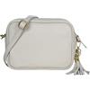 AMBRA Moda GLX8 - Borsa a tracolla da donna, in pelle bovina pieno fiore