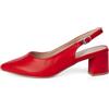 Rio Fiore Pumps, scarpe da donna con cinturino posteriore, tacco a blocco da 5,5 cm, morbida finta pelle scamosciata/similpelle, comode décolleté con tacco, bianco/nero/rosso/beige/nude/taupe
