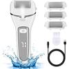 Czemo Pedicure Elettrico Professionale Piedi Calli Talloni Screpolati Lima Elettrica per Piedi Ricaricabile Lima per Piedi Elettrica con 3 Rulli di Ricambio