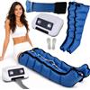 Generic Pressoterapia Linfodrenaggio Gambe e Addome per Casa, 6 Camere Blu XXL | Presso Terapia Gambe Linfodrenante, Apparecchio Massaggiatore per Recupero Sportivo e Relax Quotidiano, 30-240 mmHg