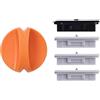 Giftgorde Confezione da 4 lame di ricambio per tagliacarte Fiskars, lame di ricambio con tutte le serie di tagliacarte Fiskars, portatili e di precisione, 3 lame di taglio e 1 lama per segnare,