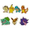 Pokémon Set di 7 gomme da cancellare - Pikachu, Evoli, Salameca, Carapuce, Bulbizarro, Miaouss ed Ectoplasma - Forniture scolastiche Pokémon per bambini