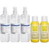 Generico Soluzione fisiologica e Iodopovidone per reintegro Allegato 1 (2 Iodo da 500 ml + 3 Fisiologica da 500 ml) reintegro liquidi cassetta pronto soccorso