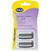 Dr. Scholl's Scholl Rulli di ricambio 2 in 1, esfoliante e levigante, ricarica per grattugia piedi, da cambiare ogni 3 mesi per risultati ottimali, x2