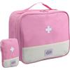 Focenat 2 Pezzi Kit di Pronto Soccorso, Borsa Pronto Soccorso Vuota, Kit Primo Soccorso Impermeabile, Borsa Pronto Soccorso Viaggio, Borsa per Farmaci per Casa, Ufficio, Esterno, Auto