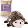 Habibi Peluche a forma di gatto, per bambini e adulti, cuscino riscaldante per microonde, peluche riscaldabile, calore benefico per relax e comfort