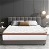 YIDATONG Materasso Matrimoniale 140x200 Altezza 26 cm, Materasso a Molle e Schiuma, Media Rigidità Supporto Perfetto, Materassi letto Ortopedico e Ergonomico, Anallergico e Traspirante, Certificato Oeko-Tex