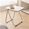 ZCFLWR Tavolino da Divano, tavolino Pieghevole, comodini Portatili, tavolino Porta TV, tavolino Moderno per Soggiorno e Camera da Letto, Decorazione da Bar (Beige)