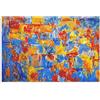 UDERUI Famoso Jasper Johns Poster Astratto Pop Wall Art Jasper Johns Stampe Jasper Johns Quadro su Tela per la Decorazione della Parete di casa Immagine 50x70cmx1 Senza Cornice
