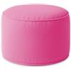 chilly pilley Sgabello Poggiapiedi Impermeabile Pouf A Sacco Con Imbottitura Eps Cuscino Per La Seduta Pouf Rotondo Per Bambini E Adulti Ampia Scelta Di Colori (Rosa)