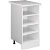 Vicco Scaffale da cucina R-Line, Bianco, 40 cm