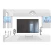 B BELINI GROUP Belini Milano 1 Parete Attrezzata Mobile TV 300cm Bianco Lucido