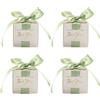 Wuuooei Scatola Caramelle30Pcs Scatole di Caramelle di Nozze Scatola di Caramelle di Carta Scatole Regalo Piccole con Nastro per Prima Comunione Battesimo Matrimonio Compleanno Laurea Nascita Cresima