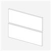 evineo ineo2 set frontale scomparto estraibile per mobile sottolavabo con 2 scomparti estraibili, BL001300, ineo2 grigio finitura a specchio [Mobili da Bagno > Ricambi per Mobili da Bagno]