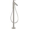 AXOR Starck rubinetto vasca, installazione a pavimento, miscelatore monocomando, 10456800, Starck acciaio inox spazzolato [Rubinetteria Bagno > Rubinetteria Vasca]