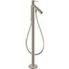 AXOR Starck rubinetto vasca, installazione a pavimento, miscelatore monocomando, 10456820, Starck nichel spazzolato [Rubinetteria Bagno > Rubinetteria Vasca]