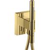 AXOR Starck Organic set doccia con presa d'acqua e supporto, 2 tipi di getto, 12626990, Starck Organic oro [Rubinetteria Bagno > Set Doccia]