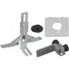 Helilyco Modello di guida per router Triton 3709 3703 3701, maschera da taglio diritta con attacco per staffa ruota, guida per punte in ABS e metallo
