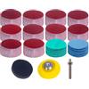 STEBRUAM 240 Pezzi Dischi Abrasivi 50mm Dischi Gancio e Passante 50mm Dischi Di Carta Grana 60 80 120 180 240 320 400 600 800 1000 2000 3000 Kit di levigatura per dischetti abrasivi da 2 pollici