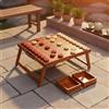 Scacchiera in legno Xiangqi, ideale per viaggi e attività all'aperto.