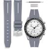 HORACE Cinturino universale per orologio in silicone liquido 20mm - Compatibile Omega x Swatch MoonSwatch - Kit di montaggio incluso