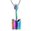 memorial jewelry Uomo cremazione gioielli motore pistone urna collana per cenere Keepsake Memorial cenere gioielli per uomo/animale cenere