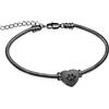 AIWENXI Braccialetto a forma di cuore per cenere, gioiello commemorativo con cane, in acciaio inox, per la perdita di cane/gatto
