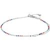 NADIR Cavigliera Donna Marlù 20CV099-RGB Catena Acciaio Silver con myuki
