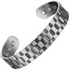 MagEnergy Braccialetto Da Uomo In Rame Puro Al 99,9%, Con 6 Magneti Di Neodimio, Regolabile, 7,3 Inch