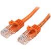StarTech.com Cavo di Rete da 50cm Arancio Cat5e Ethernet RJ45 Antigroviglio