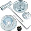 ZAMDOE Kit Fissaggio Lama Testina Decespugliatore per STIHL FS56RCE FS90 FS90R FS91R FS70R FS94R FS100RX FS110 FS120 FS130 FS131 FS91 FS131R FS56CE FS111RX FS111 FS-KM Confezione da 6