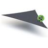 GARD & ROCK - Tenda ombreggiante AUSTRAL' HDPE 220g/m2 microforato, Mi proteggo dal sole mentre arredo il mio giardino! (Grafite, Triangolo 3.6x3.6x3.6m)