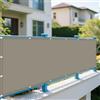 GOUER Tenda Vela Parasole 180 x 300 cm Protezione Solare Tenda da Sole per Esterno Traspirante per Esterno, Giardino, Terrazza, Balcone, Piscina, Patio, Tortora
