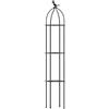 Generico Supporto Piante Rampicanti da Vaso - 120 Cm/ 145 Cm Obelisco per Piante Rampicanti in Metallo Antiruggine - per Piantes, Ortensie,Viti E Verdure, Decorazione Durevole per Esterni