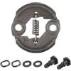 Qualoramall Kit frizione con piastra di attrito per decespugliatore da 43 cc e 52 cc, parti di ricambio per tosaerba a benzina, trasmissione di potenza, kit di montaggio da 7,4 cm (A)