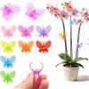 MENGBEI 80 Pezzi Clip Farfalla Colorate per Orchidee, Supporto Piante Rampicanti Riutilizzabile, per Pomodori, Serra da Giardino